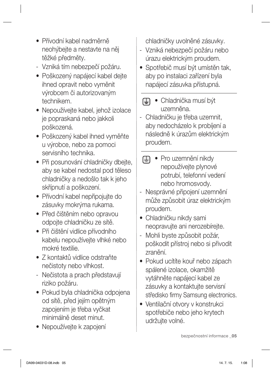 Samsung RS61781GDSR User Manual | Page 5 / 132