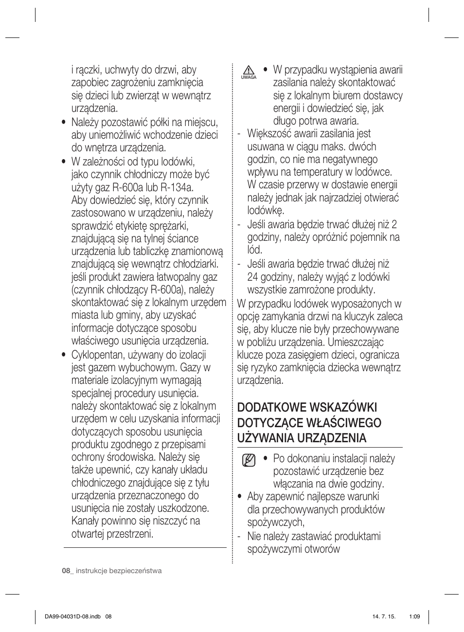 Samsung RS61781GDSR User Manual | Page 86 / 132