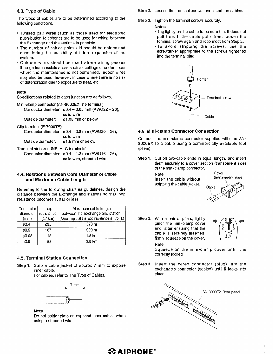 Aaiphone | Aiphone AN-8050DS User Manual | Page 2 / 2