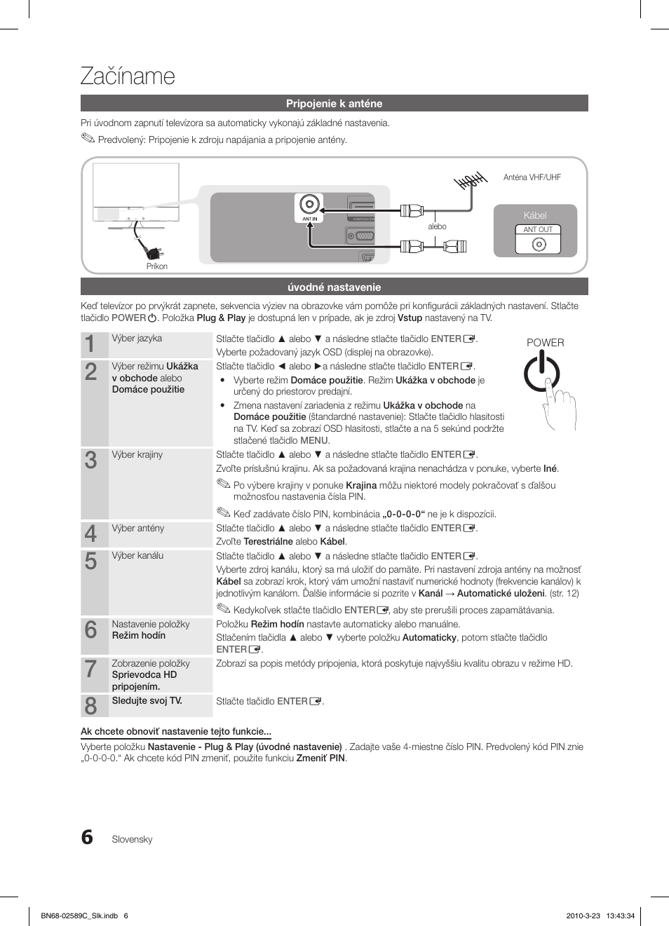 Začíname, Fav.ch p.mode dual mts | Samsung LE26C350D1W User Manual | Page 237 / 331