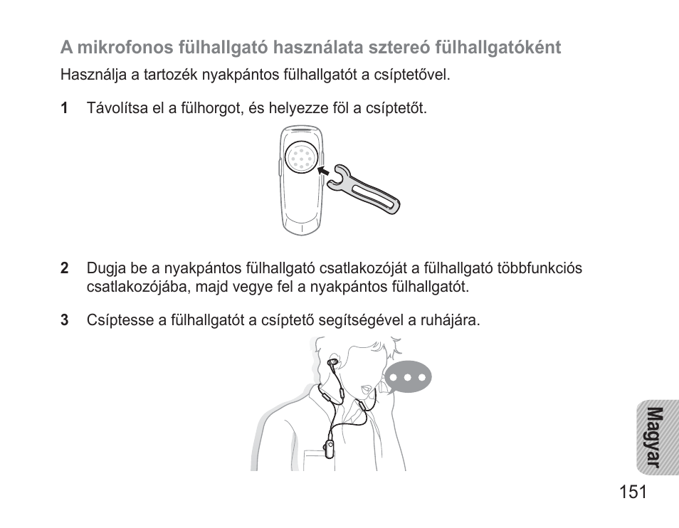 Ma gy ar | Samsung BHM3500 User Manual | Page 154 / 173