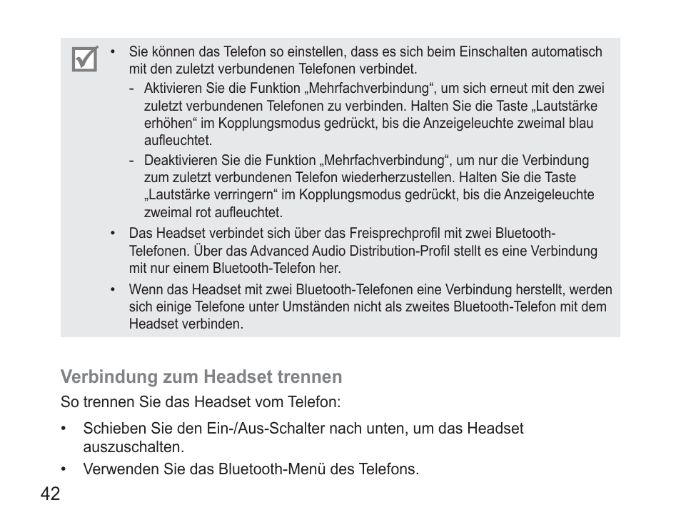 Verbindung.zum.headset.trennen | Samsung BHM3500 User Manual | Page 45 / 173