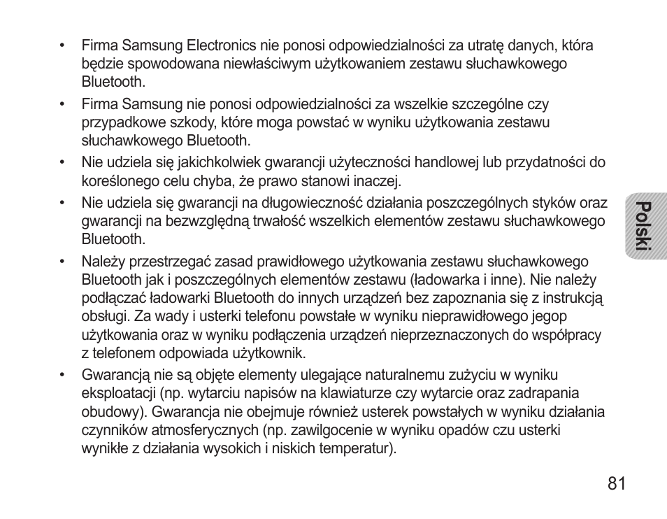 Po lsk i | Samsung BHM3500 User Manual | Page 84 / 173