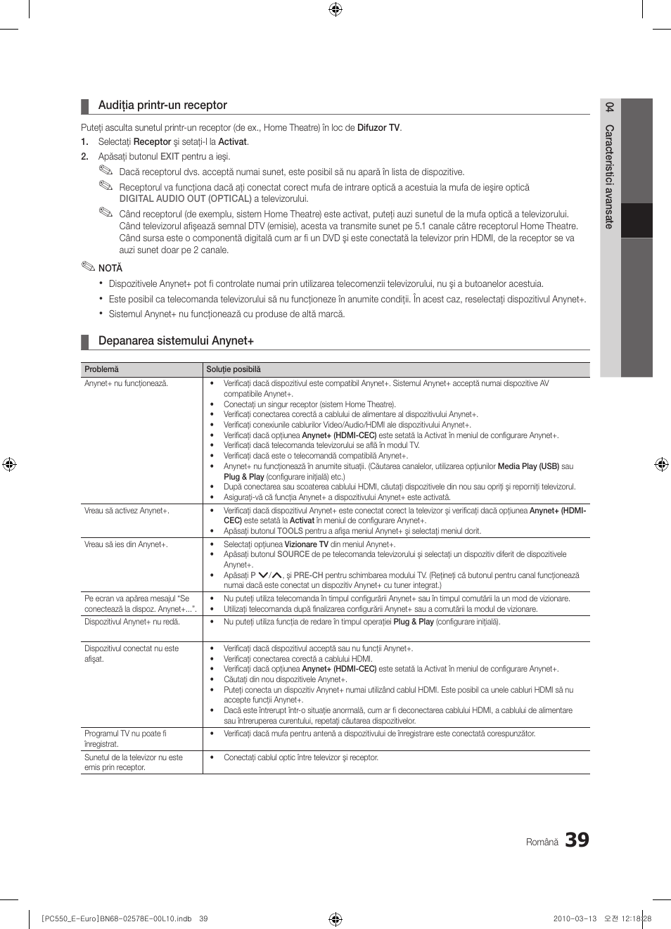 Samsung PS50C550G1W User Manual | Page 439 / 501