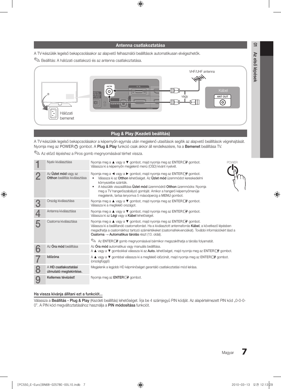 Samsung PS50C550G1W User Manual | Page 57 / 501