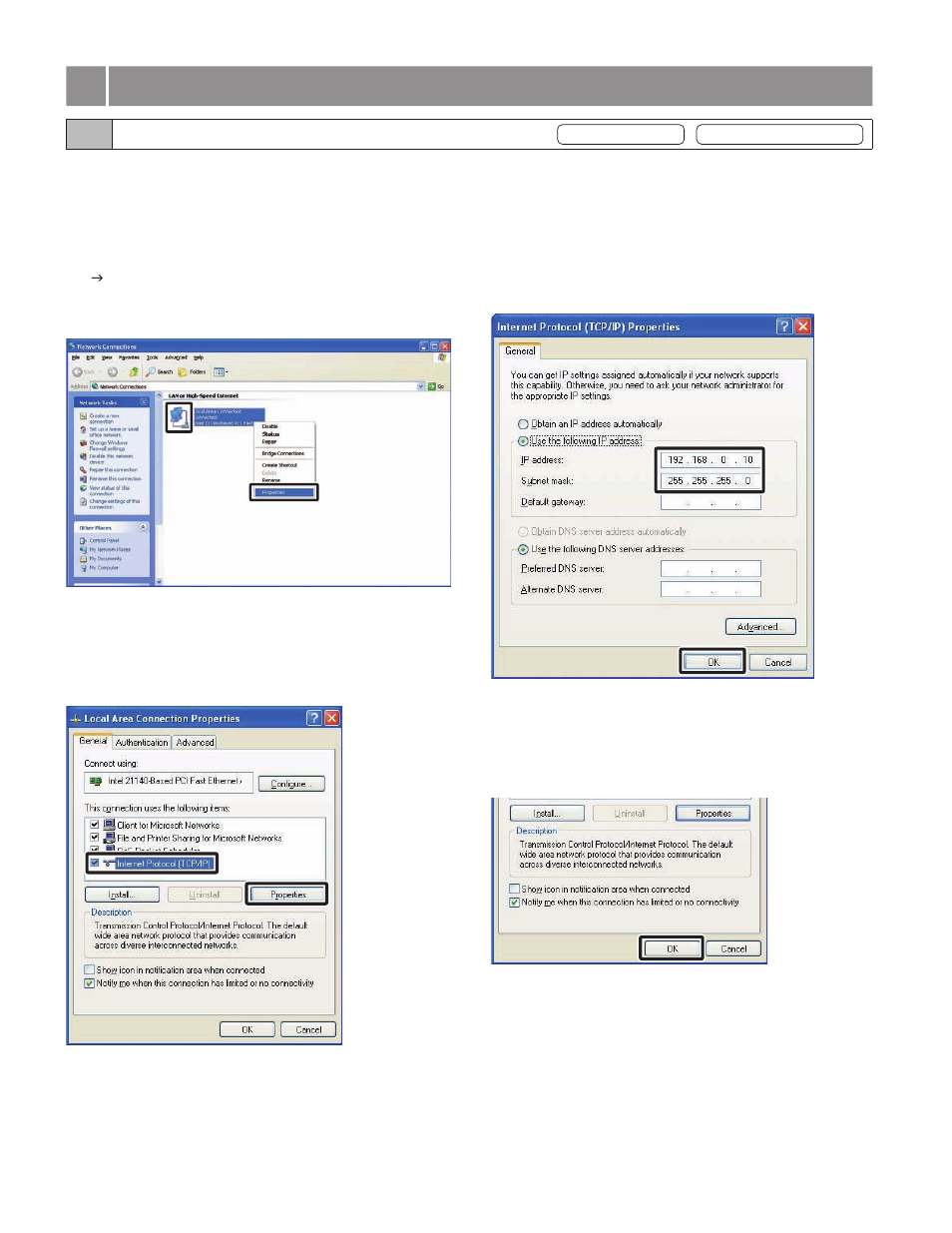 Network settings | Aiphone JKW-IP User Manual | Page 16 / 56