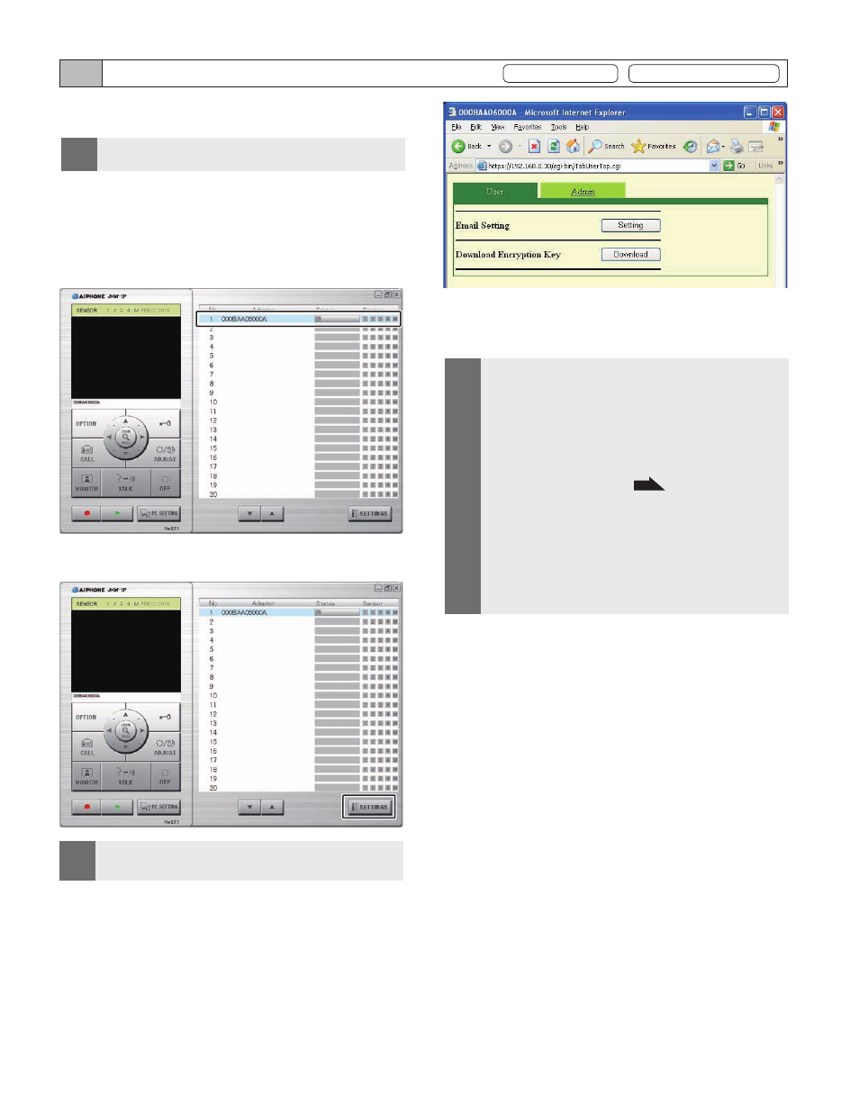2 logging in | Aiphone JKW-IP User Manual | Page 20 / 56
