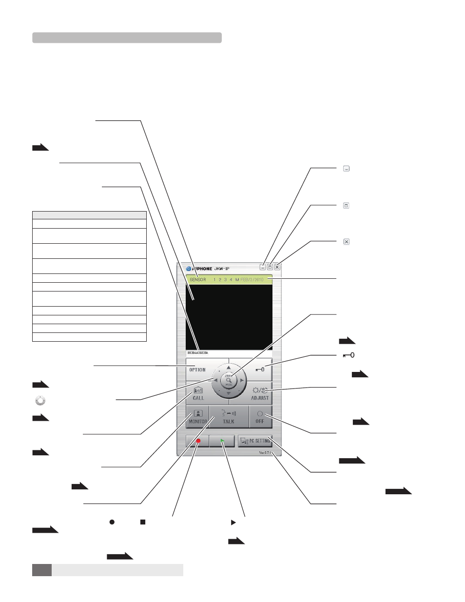 Pc application windows | Aiphone JKW-IP User Manual | Page 8 / 56