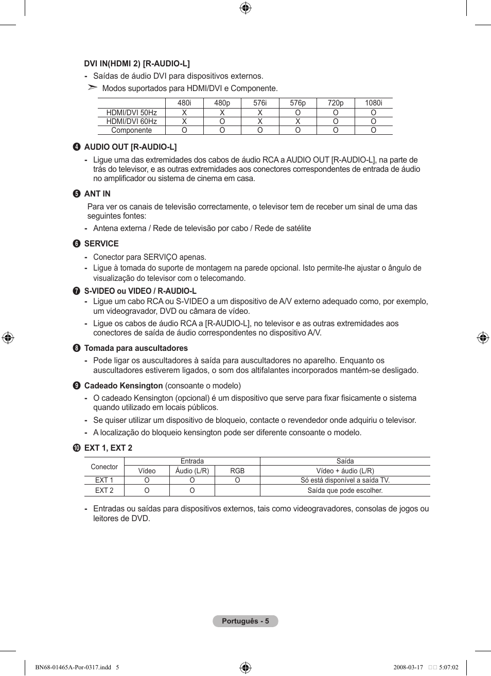 Samsung LE32A431T2 User Manual | Page 261 / 509