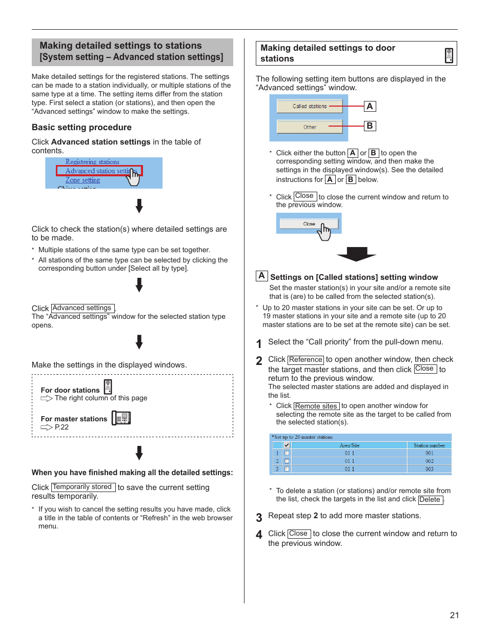 Aiphone FK1629 B 0811YZ User Manual | Page 21 / 31