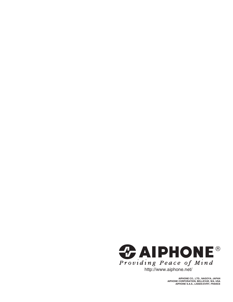 Aiphone FK1629 B 0811YZ User Manual | Page 31 / 31