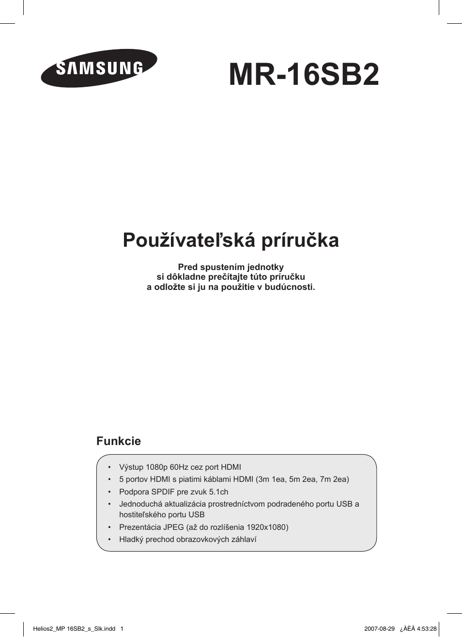 Mr-16sb2, Používateľská príručka | Samsung MR-16SB2 User Manual | Page 91 / 151