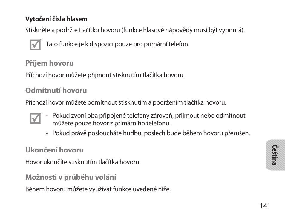 Samsung HM6000 User Manual | Page 143 / 183