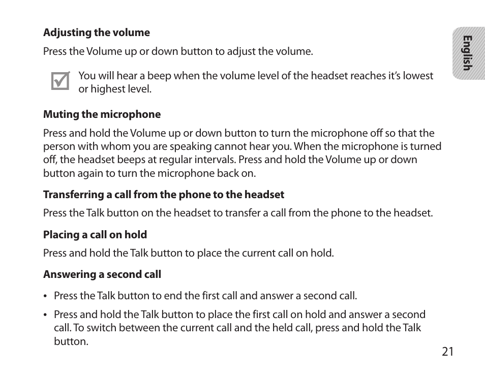 Samsung HM6000 User Manual | Page 23 / 183