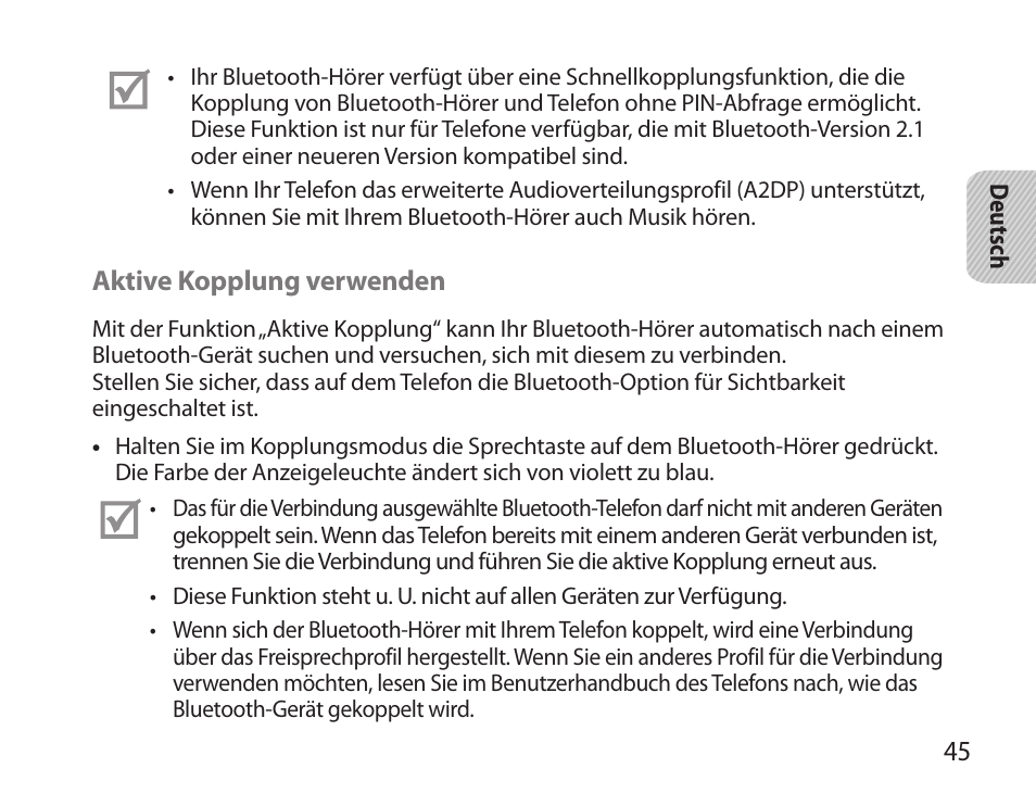 Samsung HM6000 User Manual | Page 47 / 183