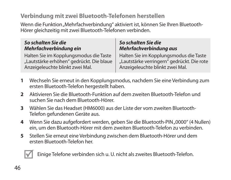 Samsung HM6000 User Manual | Page 48 / 183