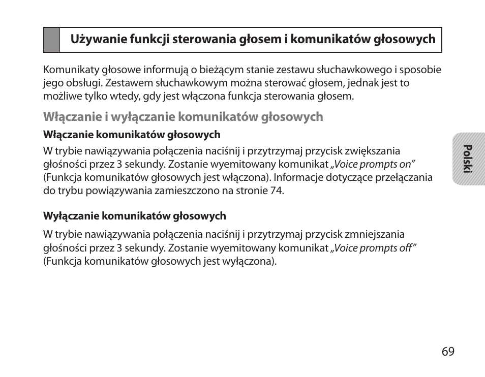 Samsung HM6000 User Manual | Page 71 / 183