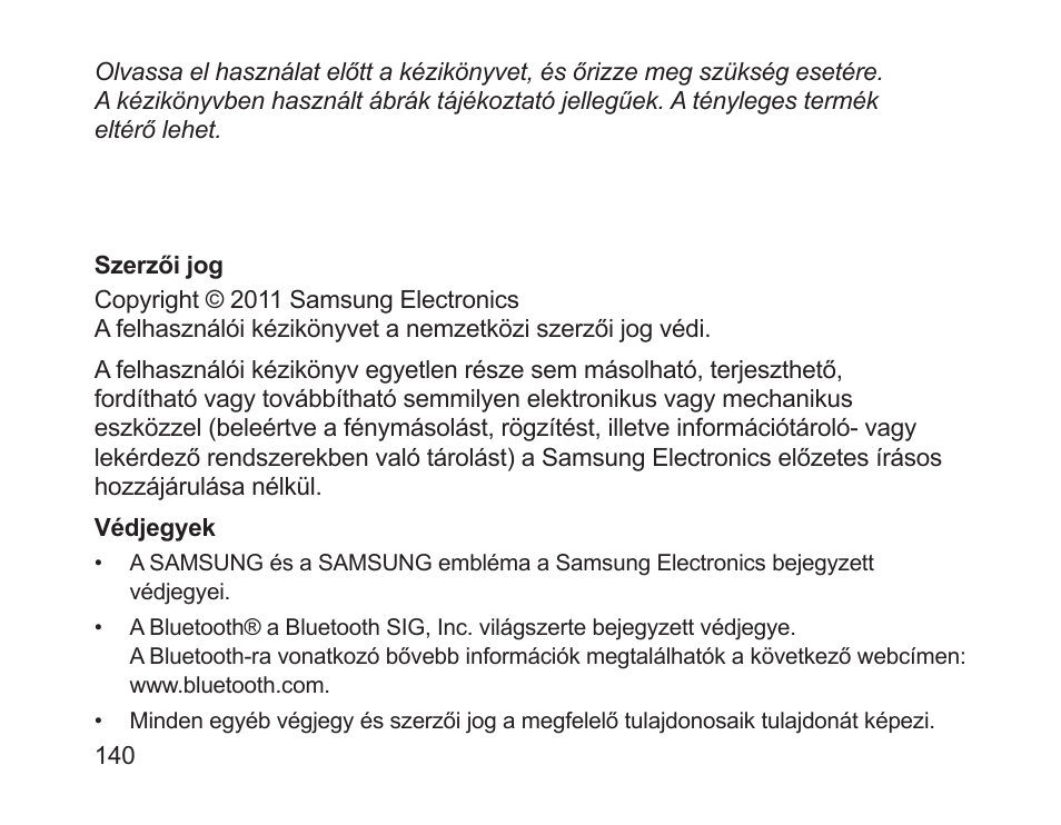 Samsung HM1700 User Manual | Page 142 / 169