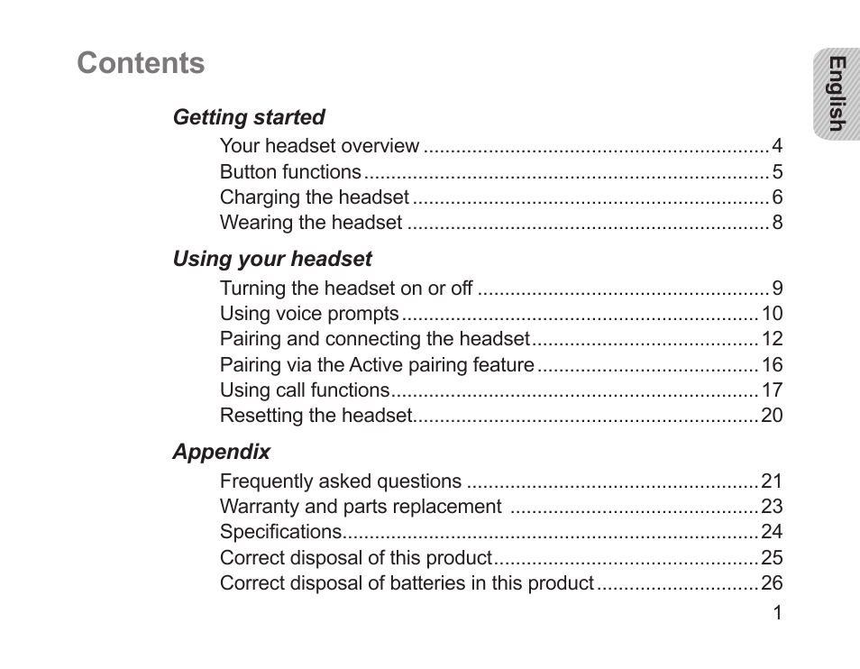 Samsung HM1700 User Manual | Page 3 / 169