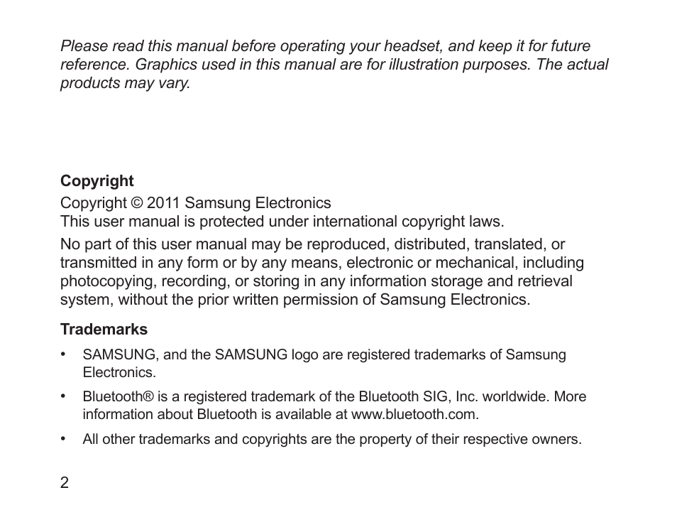 Samsung HM1700 User Manual | Page 4 / 169