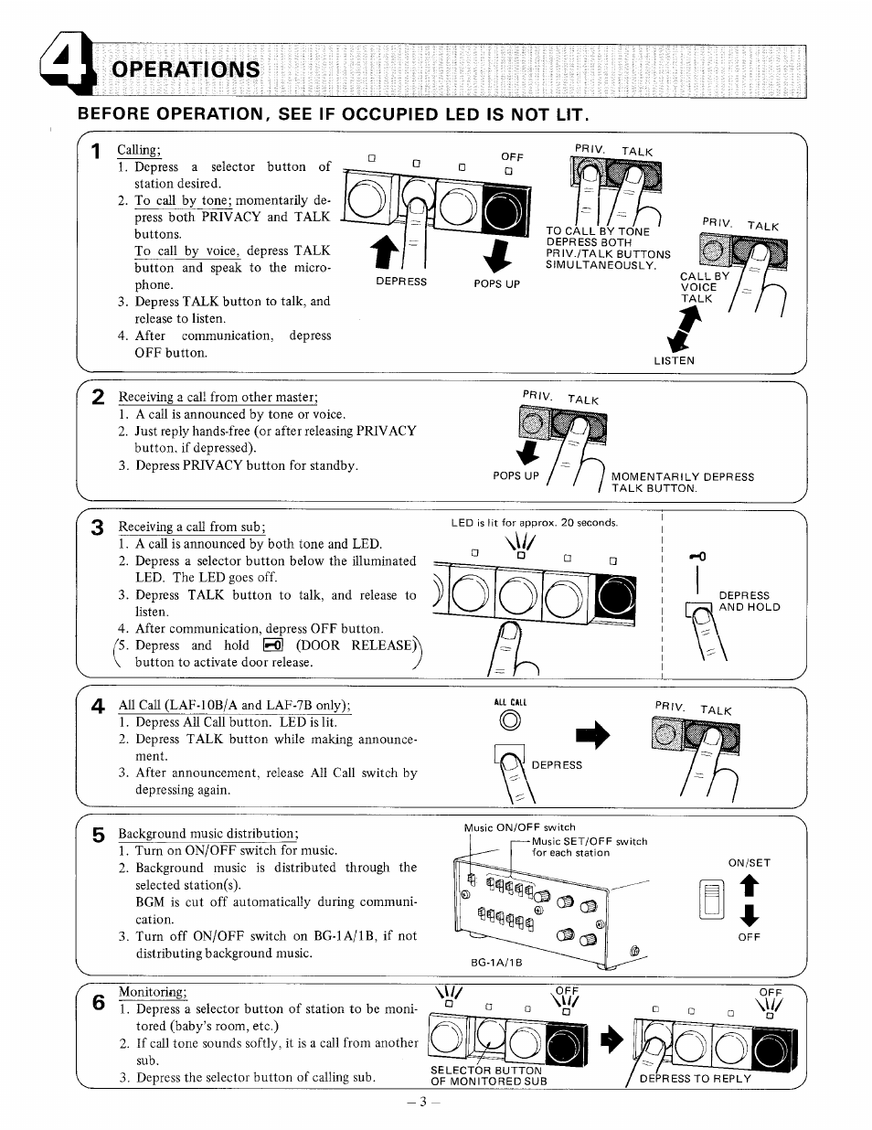 Aiphone LAF-10B User Manual | Page 3 / 4