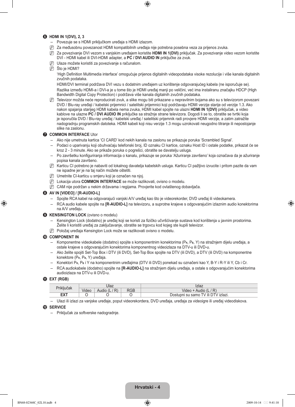 Samsung LE26B450C4W User Manual | Page 164 / 326