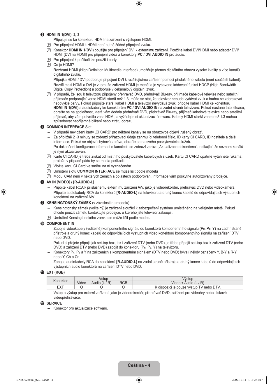 Samsung LE26B450C4W User Manual | Page 196 / 326