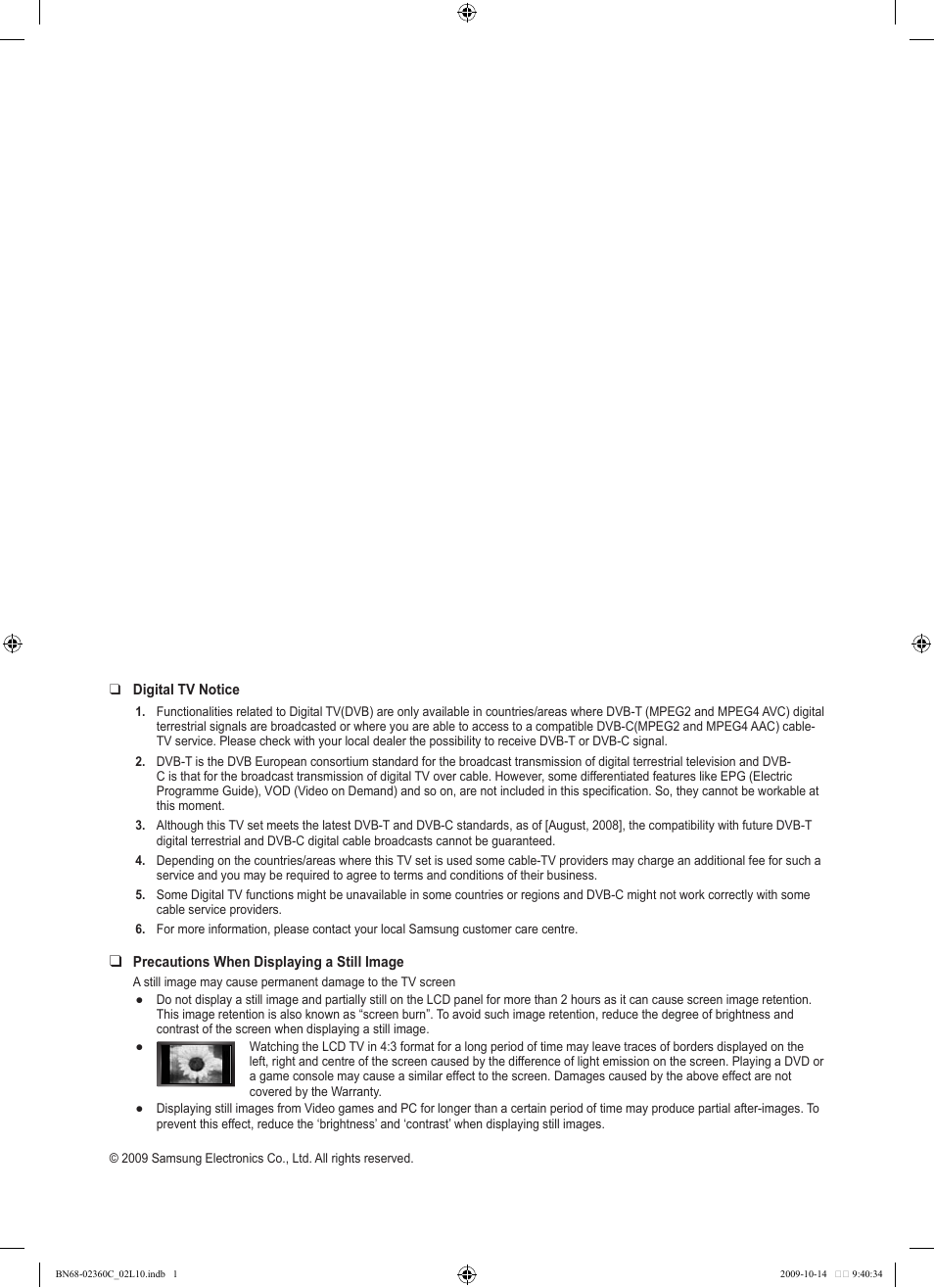 Samsung LE26B450C4W User Manual | Page 2 / 326