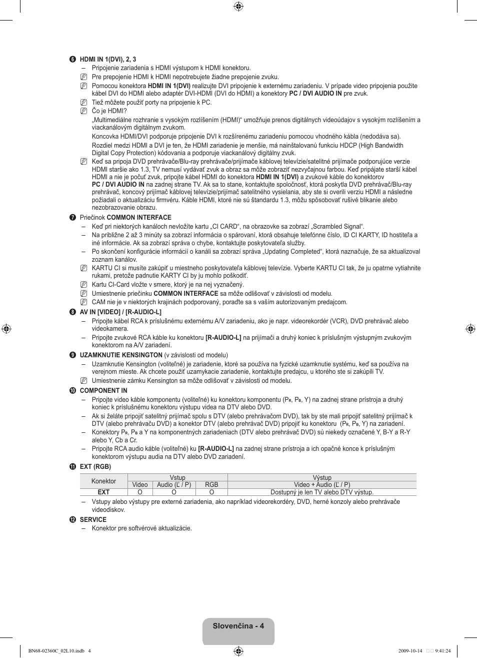 Samsung LE26B450C4W User Manual | Page 228 / 326
