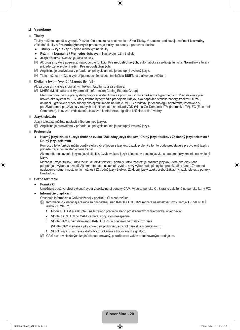 Samsung LE26B450C4W User Manual | Page 244 / 326
