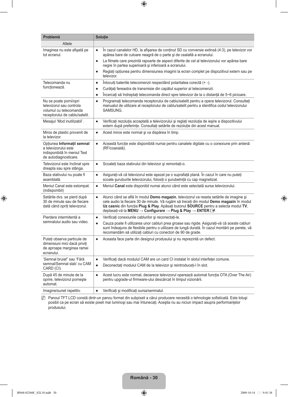Samsung LE26B450C4W User Manual | Page 286 / 326