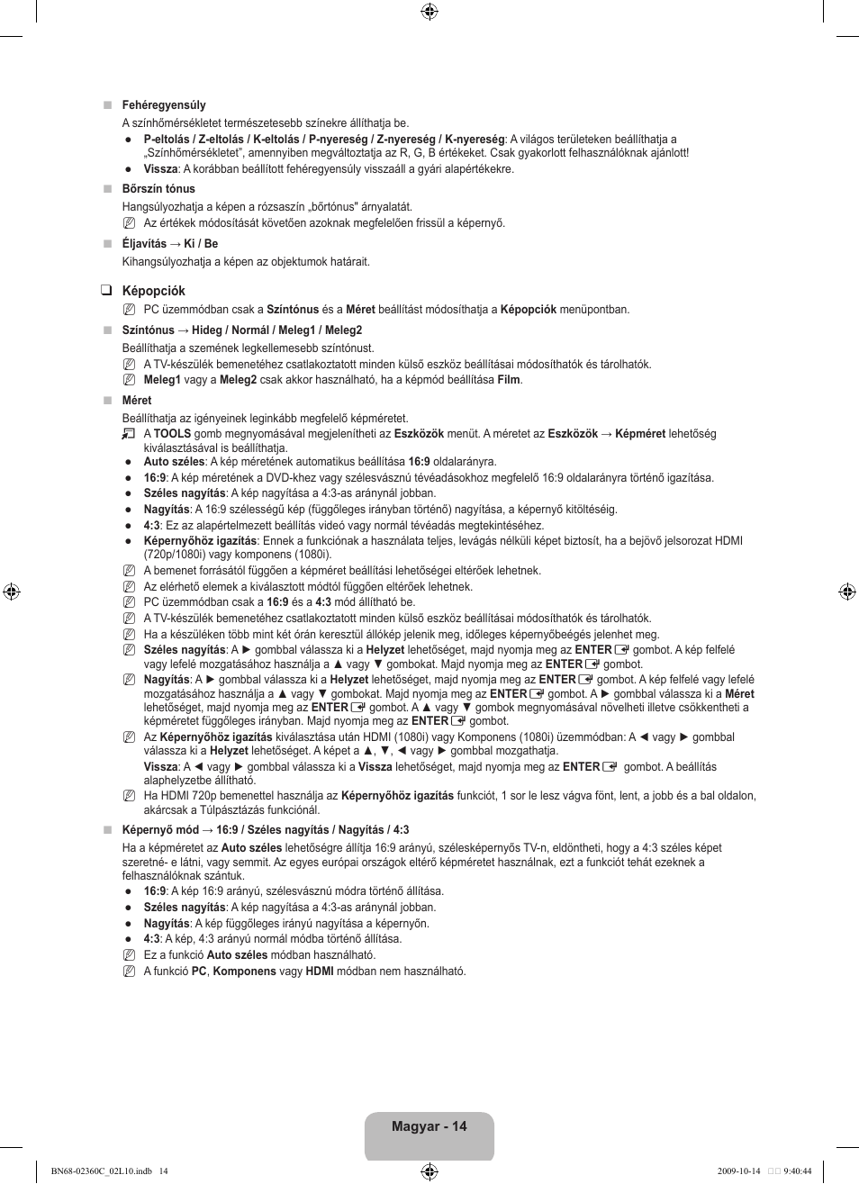 Samsung LE26B450C4W User Manual | Page 46 / 326