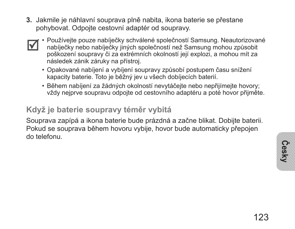 Samsung HM6450 User Manual | Page 125 / 191