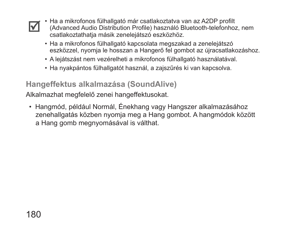 Hangeffektus alkalmazása (soundalive) | Samsung HM6450 User Manual | Page 182 / 191