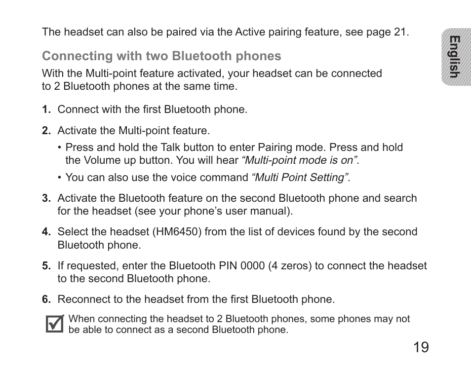 Samsung HM6450 User Manual | Page 21 / 191