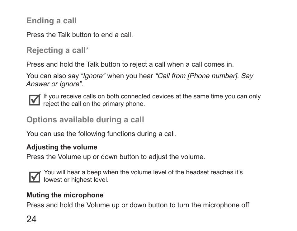 Samsung HM6450 User Manual | Page 26 / 191