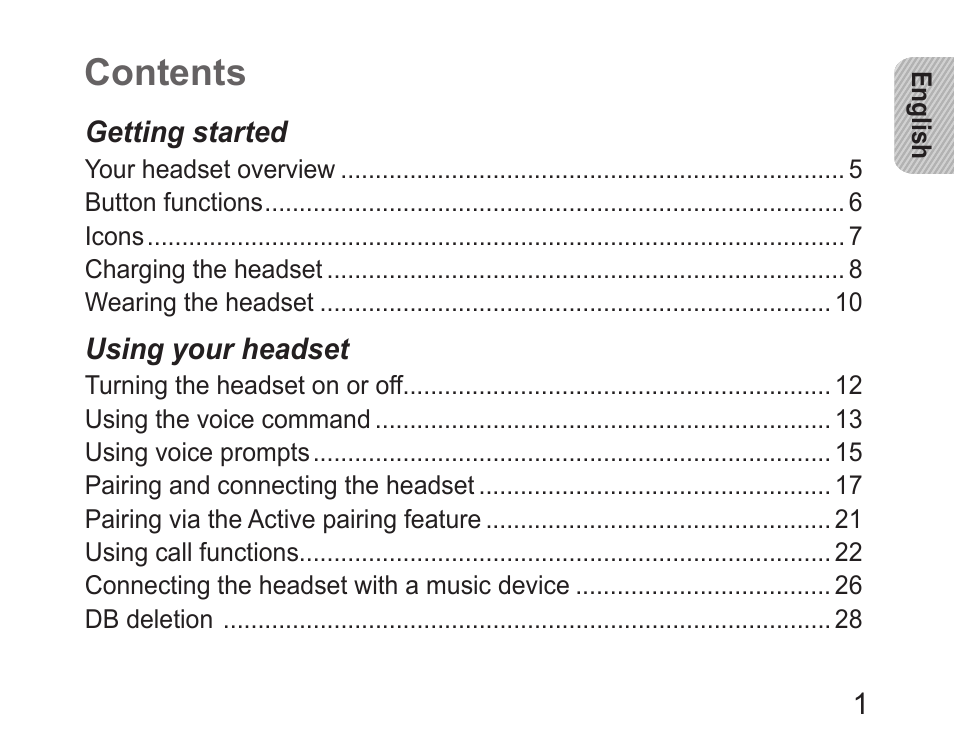 Samsung HM6450 User Manual | Page 3 / 191