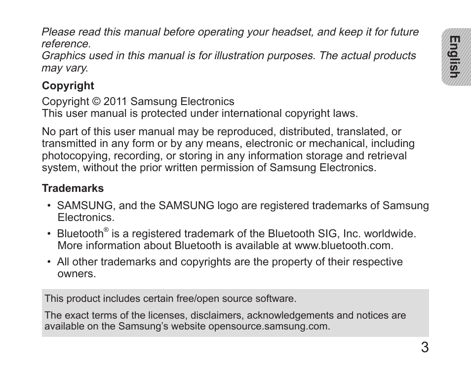 Samsung HM6450 User Manual | Page 5 / 191