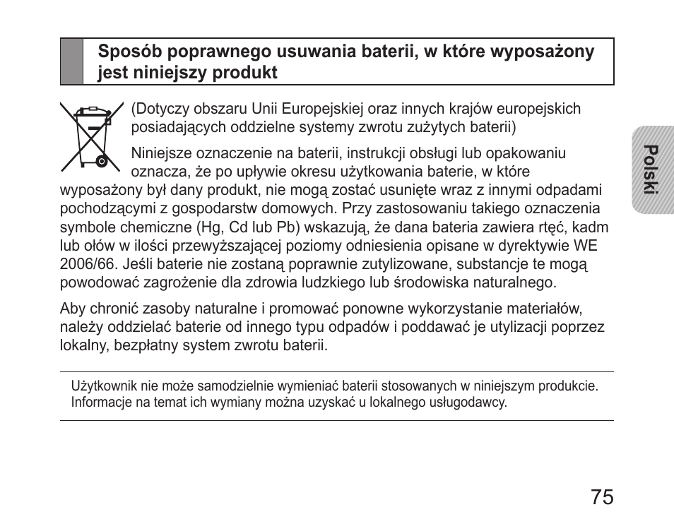 Niniejszy produkt | Samsung HM6450 User Manual | Page 77 / 191