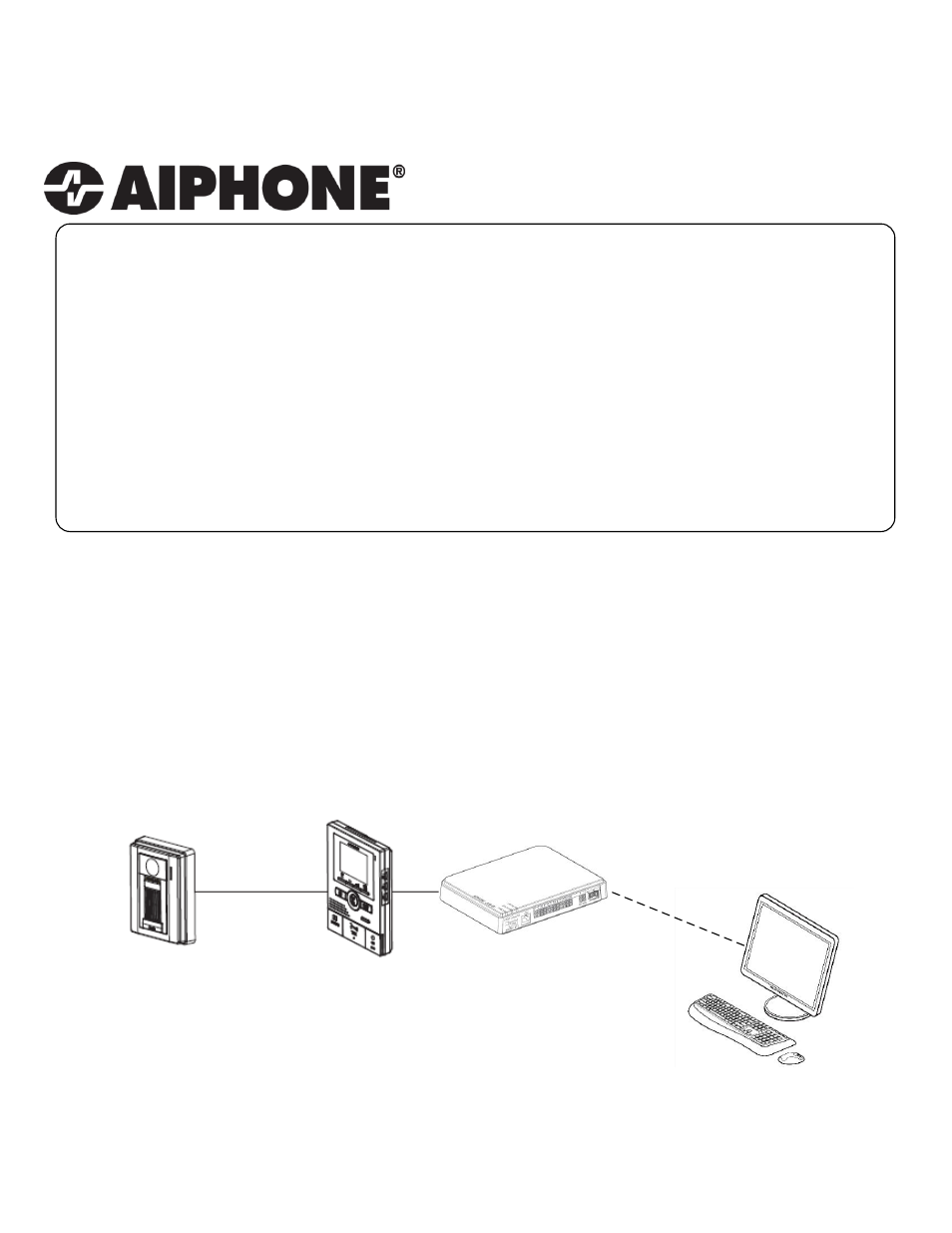 Aiphone VIDEO ENTRY SYSTEM JKW-IP User Manual | 8 pages