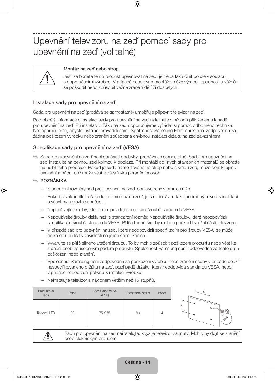 Samsung UE22F5410AW User Manual | Page 122 / 289