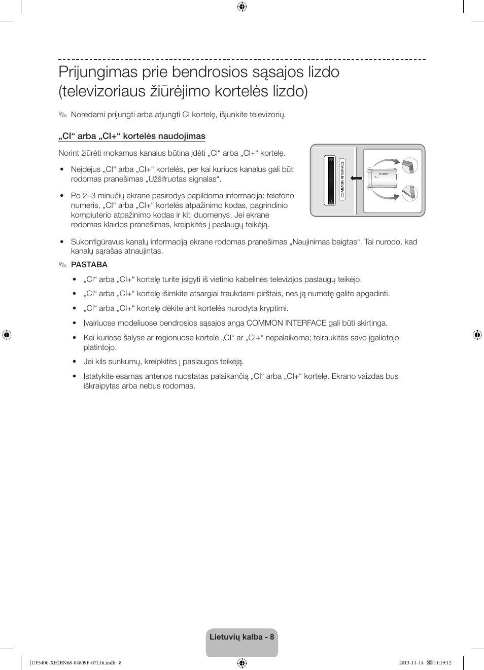 Samsung UE22F5410AW User Manual | Page 260 / 289