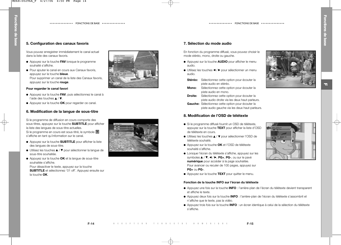 Samsung DTB-B360 User Manual | Page 10 / 62