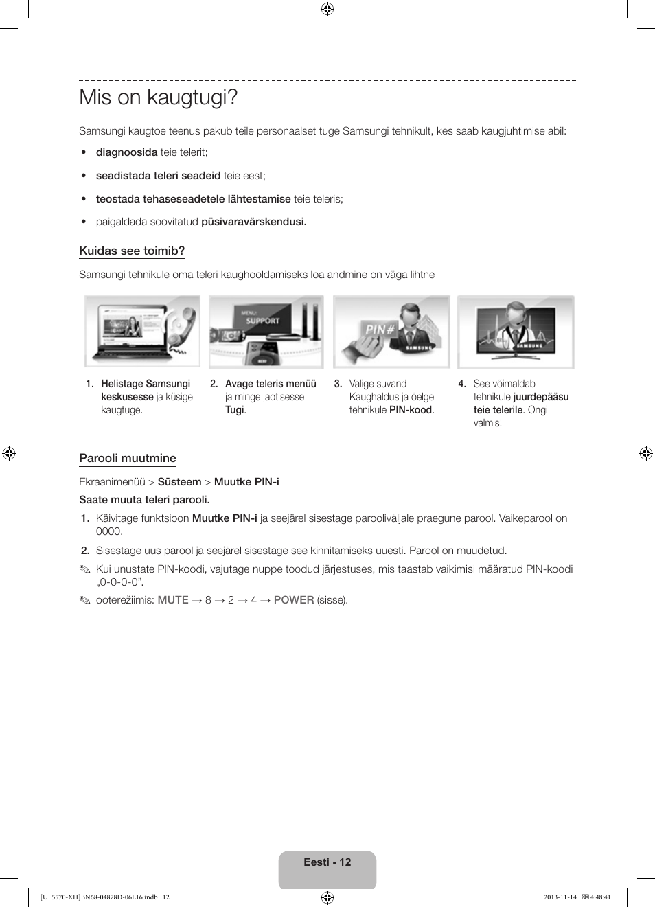 Mis on kaugtugi | Samsung UE46F5570SS User Manual | Page 282 / 289