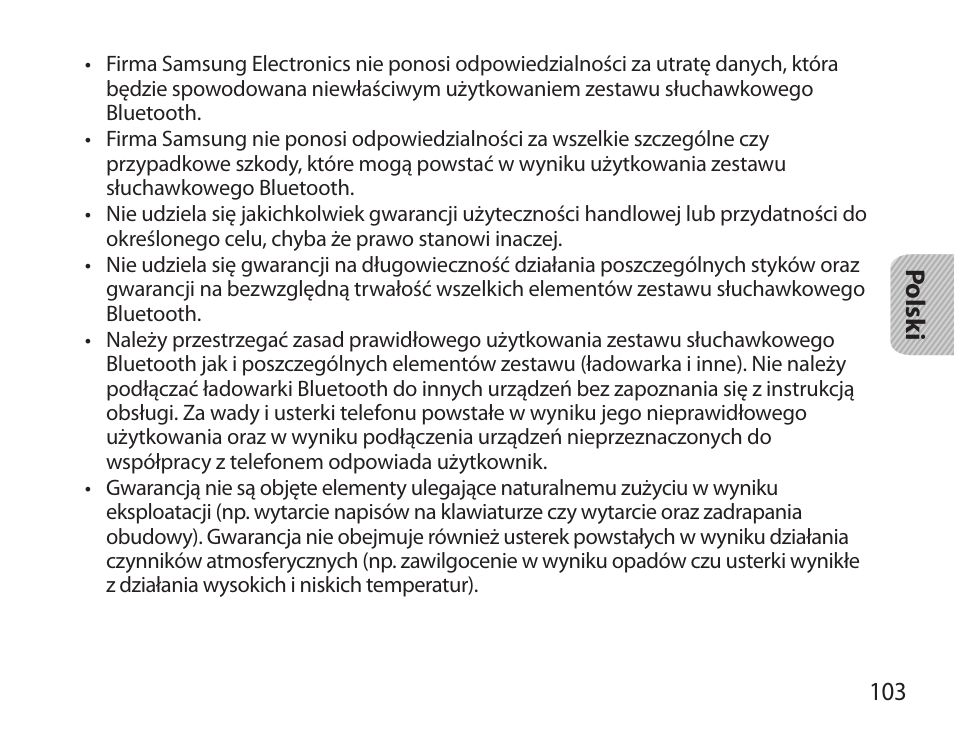 Samsung HM3700 User Manual | Page 105 / 213