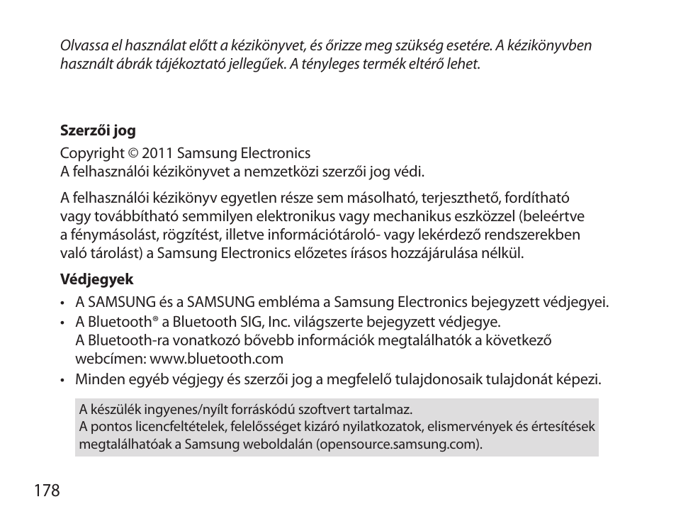 Samsung HM3700 User Manual | Page 180 / 213