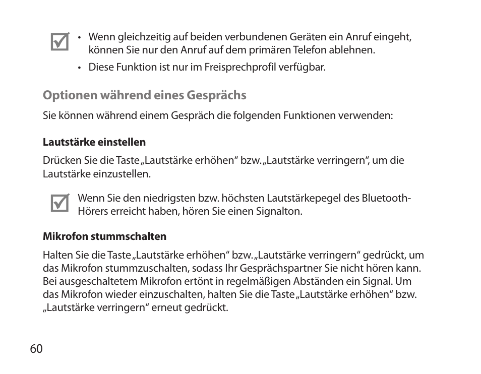 Samsung HM3700 User Manual | Page 62 / 213
