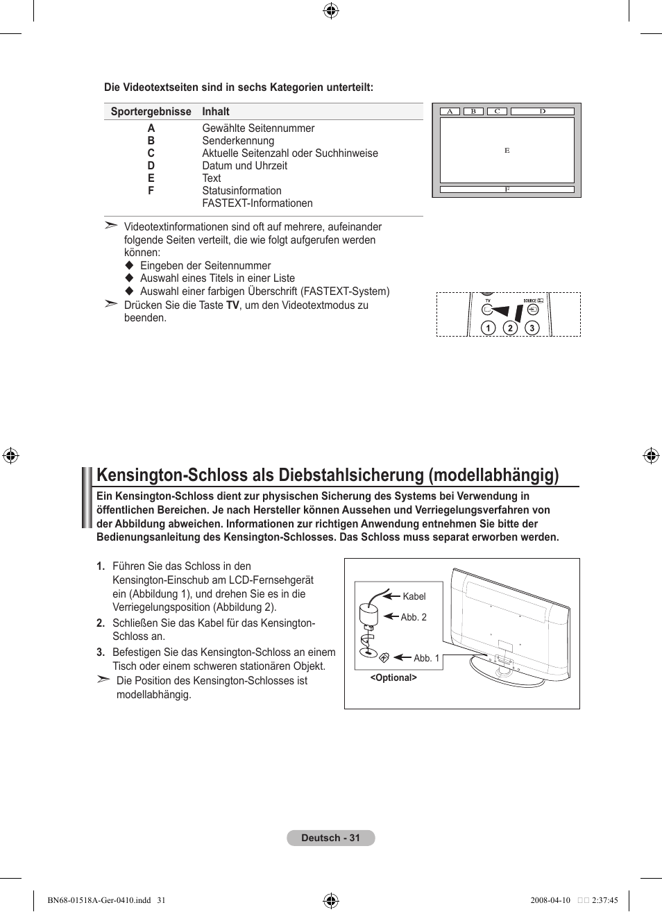 Samsung LE32A330J1N User Manual | Page 101 / 413