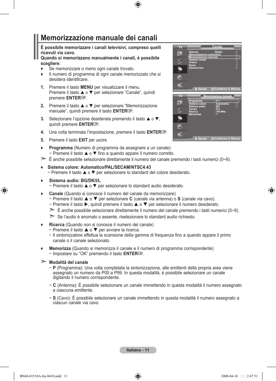 Samsung LE32A330J1N User Manual | Page 149 / 413