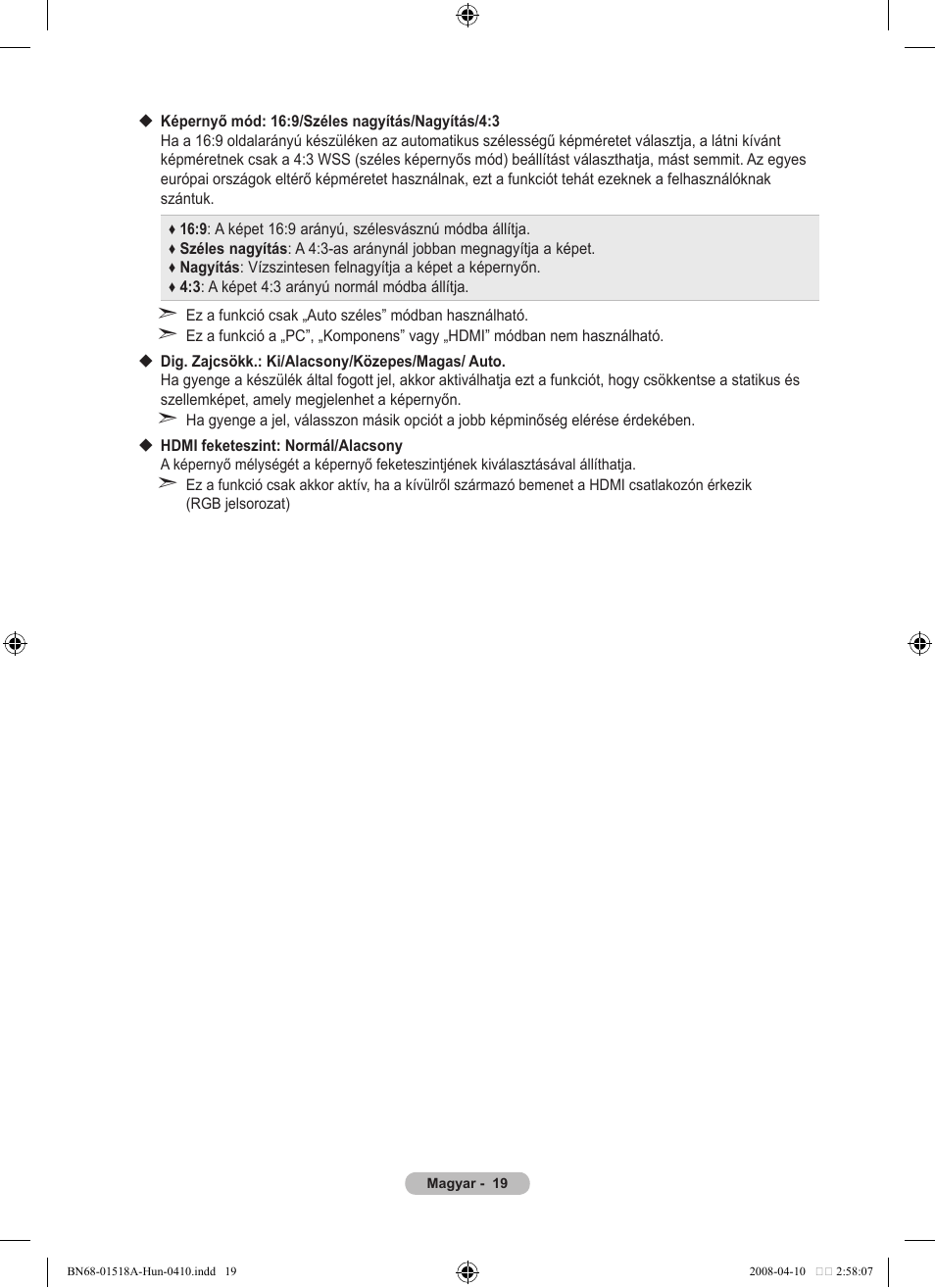 Samsung LE32A330J1N User Manual | Page 261 / 413